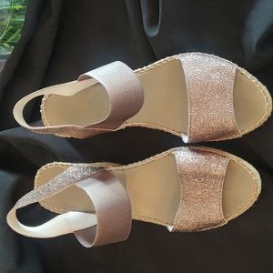 Andre Assous Bronze sandals size 9